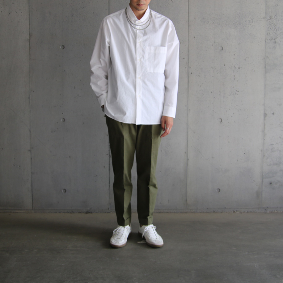 STILL BY HAND 【Narrow collar shirt】 | 入荷や営業だけでなく